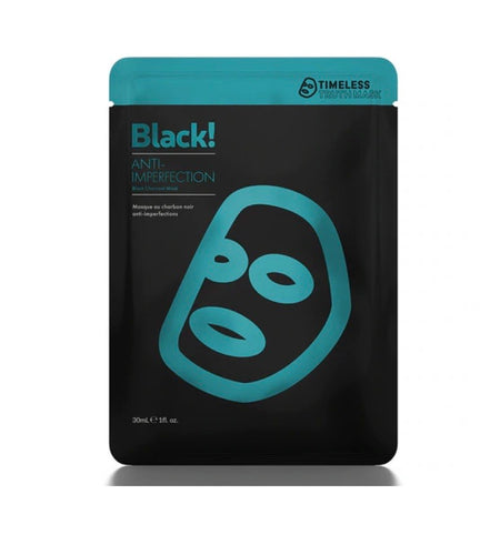 Timeless Truth Anti Imperfection Black Charcoal Sheet Mask 30ml - Gallaghers on the Green